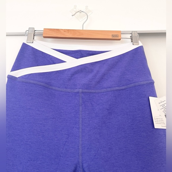 Beyond Yoga Purple Leggings with White Accents - Picture 2 of 5
